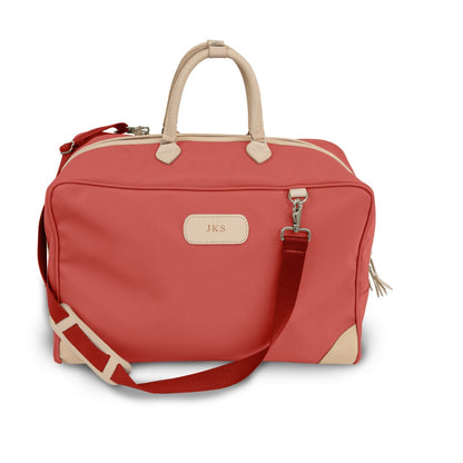 Coachman (Order in any color!) Travel Bags Jon Hart Coral Coated Canvas  
