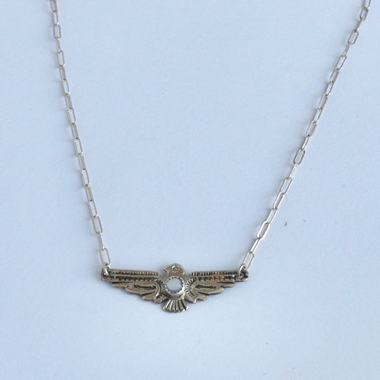 16” Thunderbird with Mother of Pearl Necklace Necklaces Richard Schmidt   