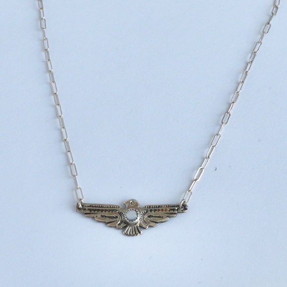 16” Thunderbird with Mother of Pearl Necklace