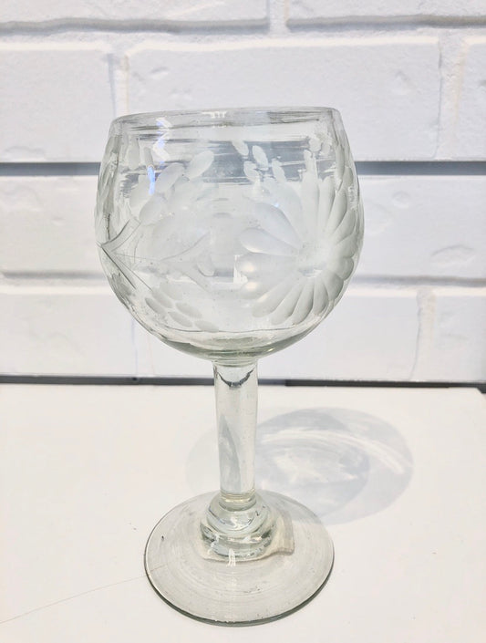 Mexico Condessa Glass Wine Goblet - Clear Wine Goblets Rose Ann Hall Designs   