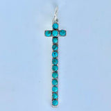 Small Turquoise Cross Pendant