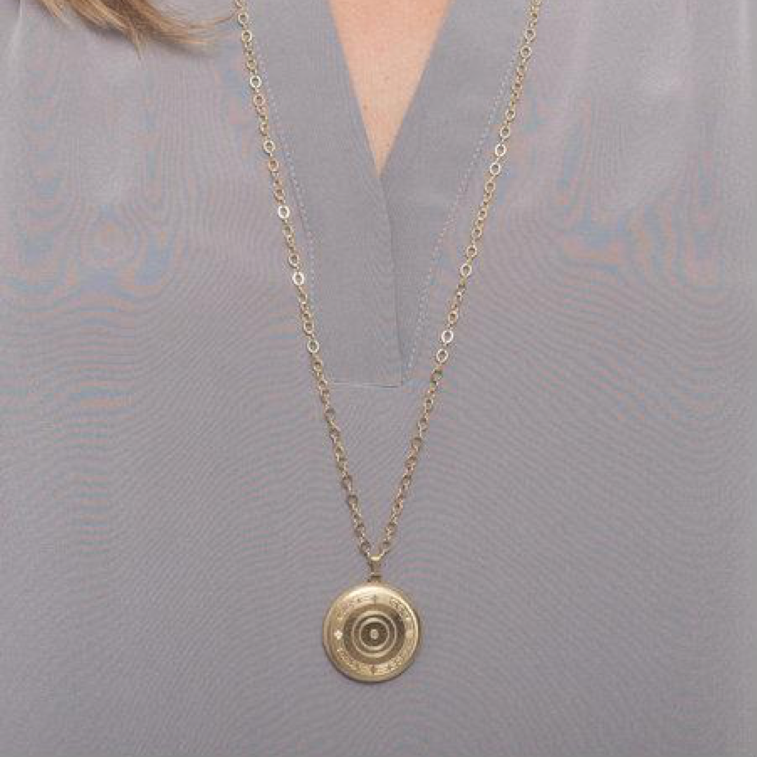 31” Cherish Large Gold Locket Necklace Necklace Enewton   