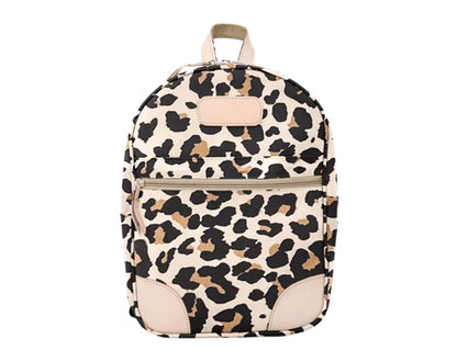 Mini Backpack (Order in any color!) Backpacks Jon Hart Leopard Coated Canvas  