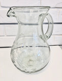 Mexico Condessa Pear-Shaped Glass Pitcher - Clear