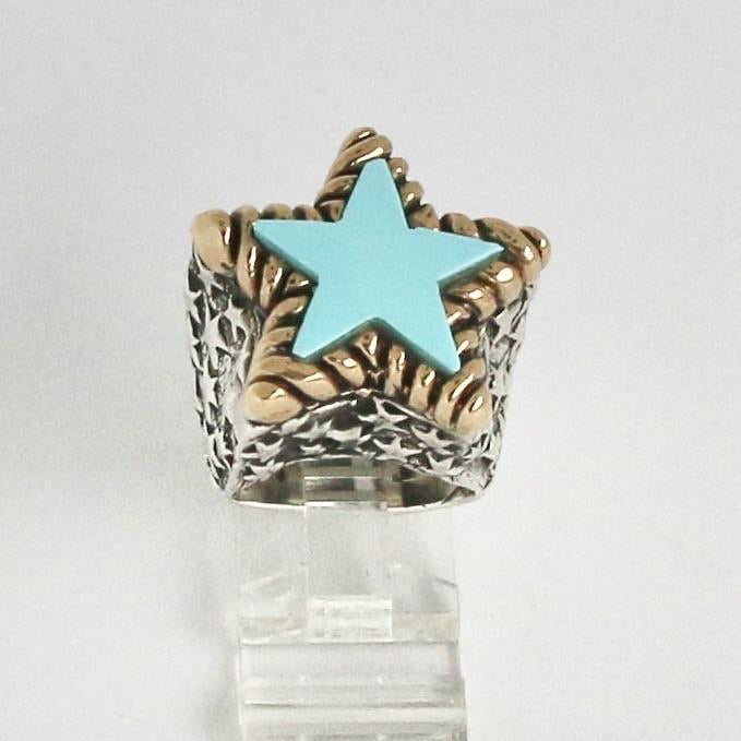 Star Ring with Stone Rings Dian Malouf   