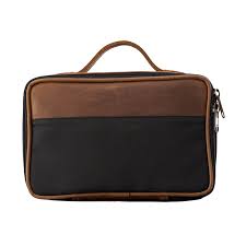 JH Dopp Kit (Order in any color!) Toiletry Bags Jon Hart Black Cotton Canvas  