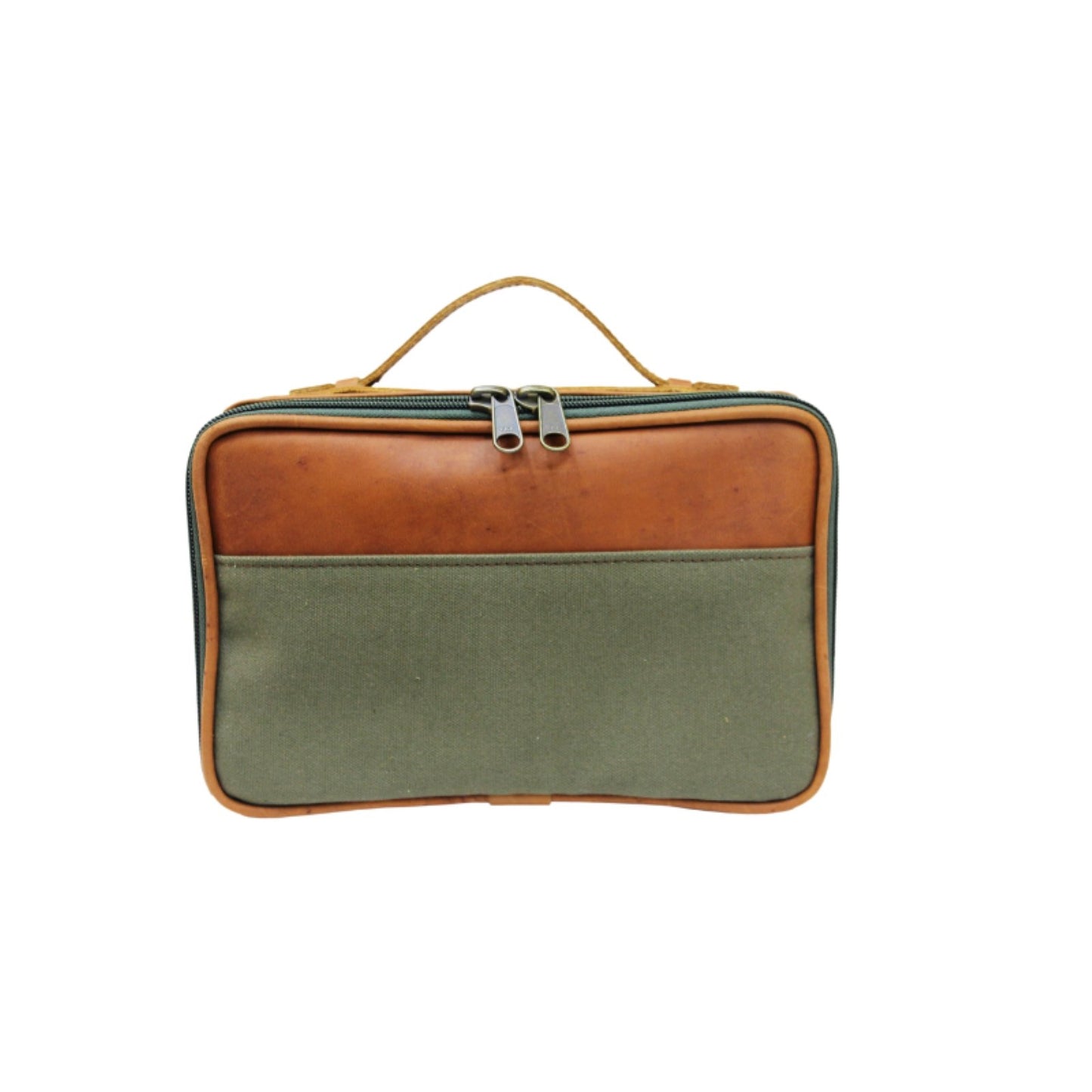 JH Dopp Kit (Order in any color!) Toiletry Bags Jon Hart Olive Cotton Canvas  