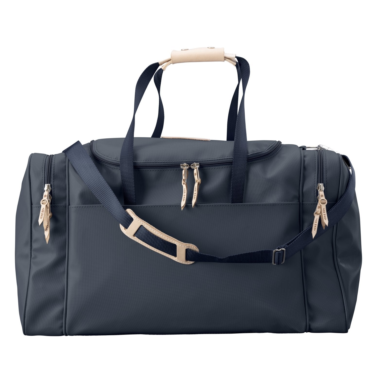 Large Square Duffel (Order in any color!) Duffel Bags Jon Hart Navy Coated Canvas  