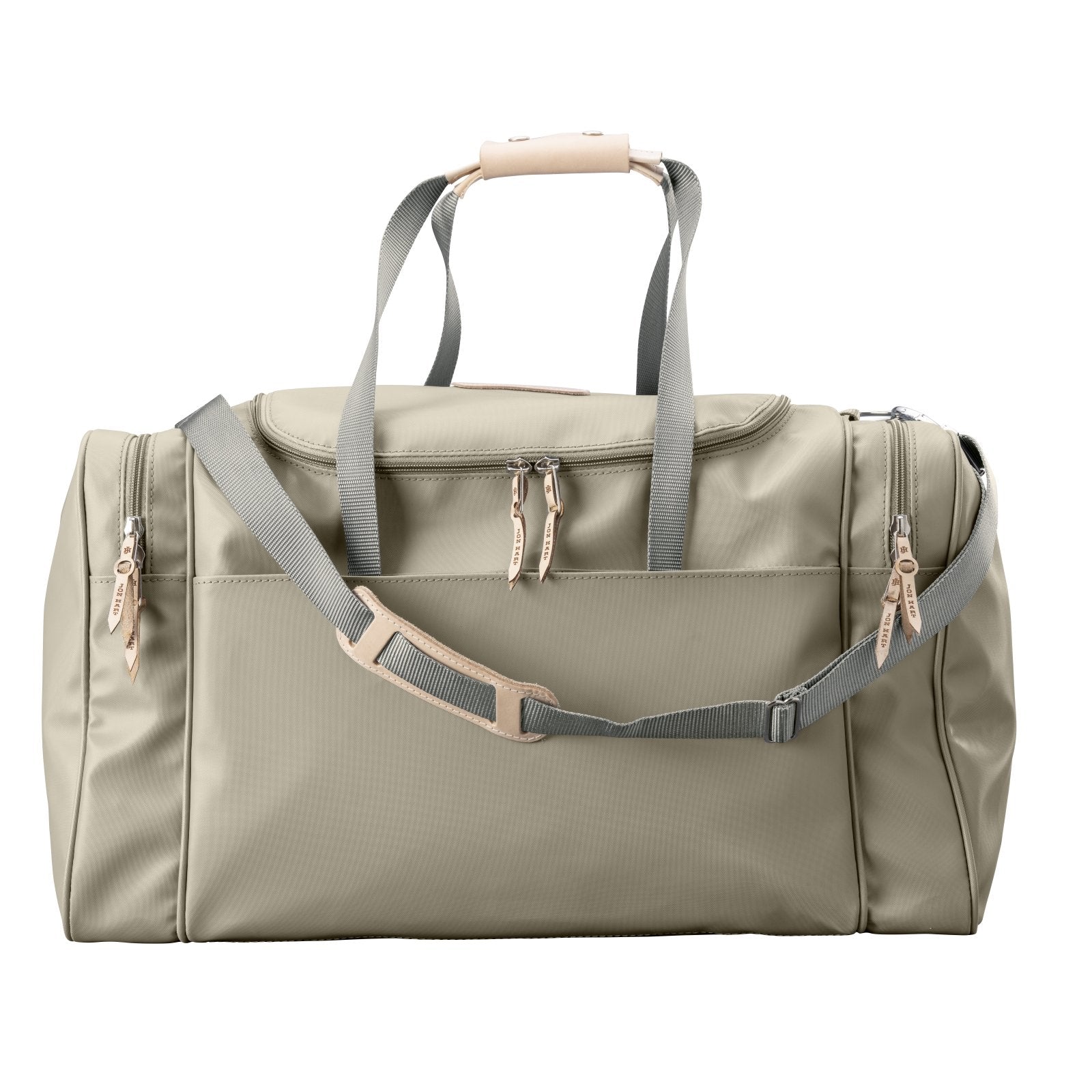 Large Square Duffel (Order in any color!) Duffel Bags Jon Hart Tan Coated Canvas  