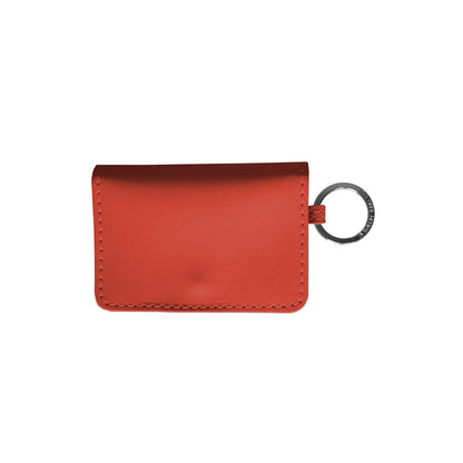 Leather ID Wallet (Order in any color!) Wallets Jon Hart Cherry Leather  
