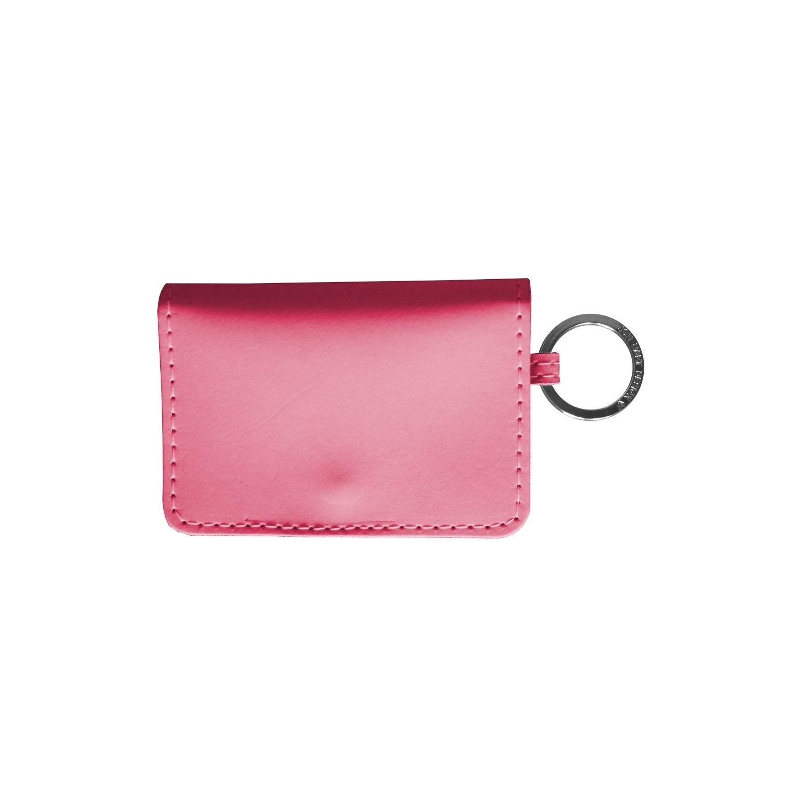 Leather ID Wallet (Order in any color!) Wallets Jon Hart Hot Pink Leather  