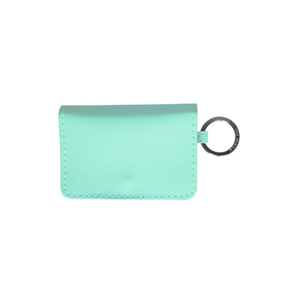 Leather ID Wallet (Order in any color!) Wallets Jon Hart Pistachio Leather  