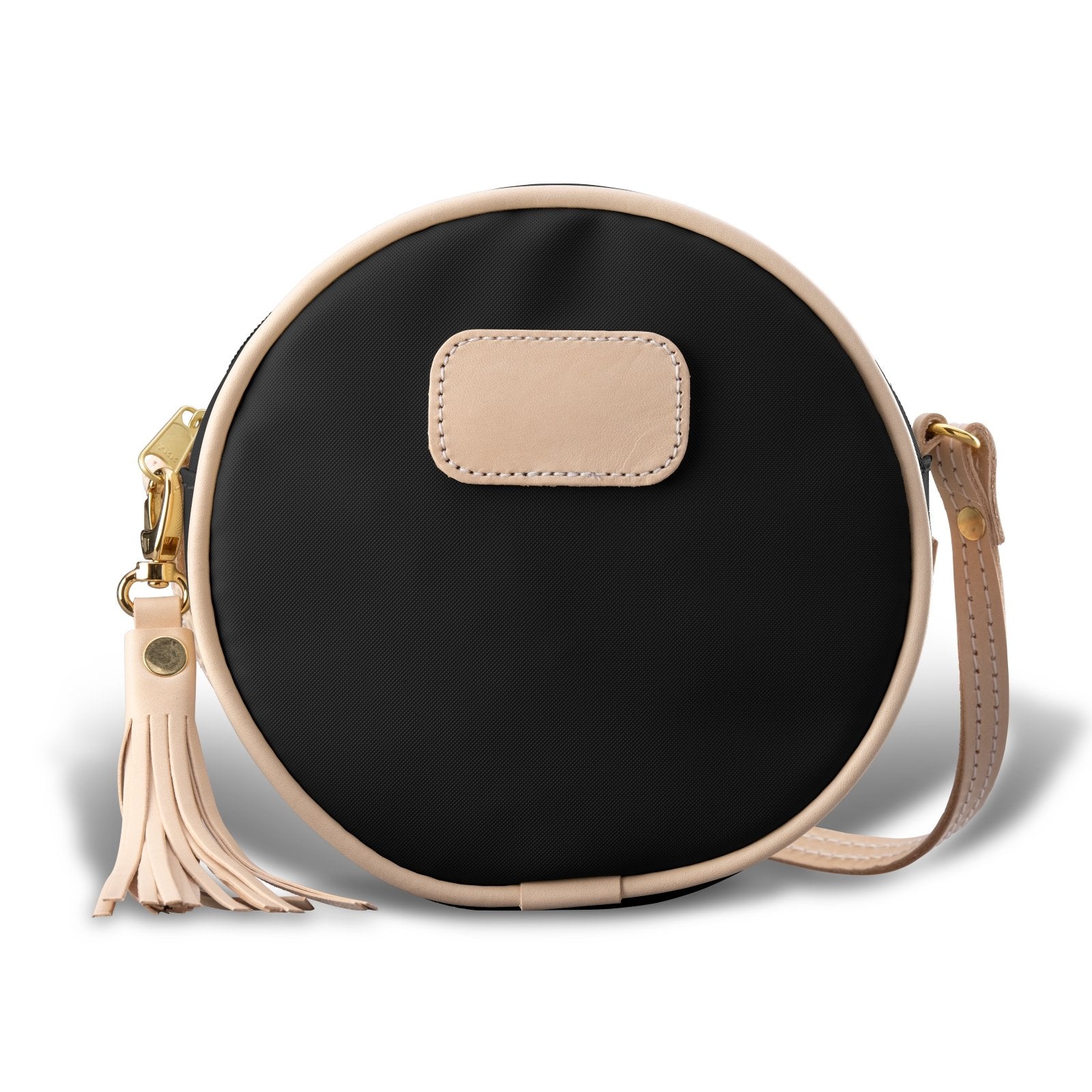Luna (Order in any color!) Crossbodies Jon Hart Black Coated Canvas  