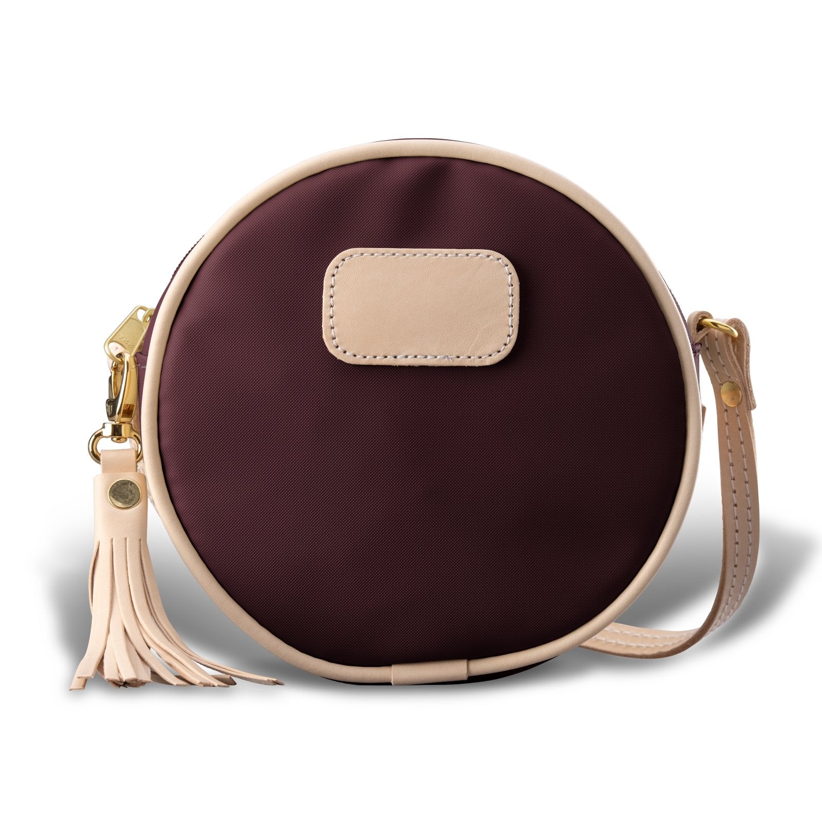 Luna (Order in any color!) Crossbodies Jon Hart Burgundy Coated Canvas  