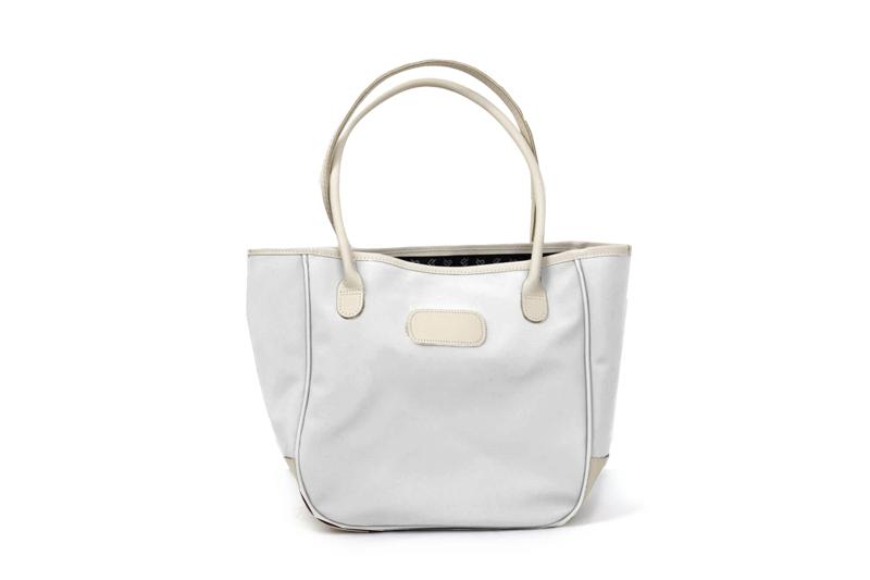 Medium Holiday Tote (Order in any color!) Totes Jon Hart White Coated Canvas  
