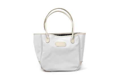 Medium Holiday Tote (Order in any color!) Totes Jon Hart White Coated Canvas  