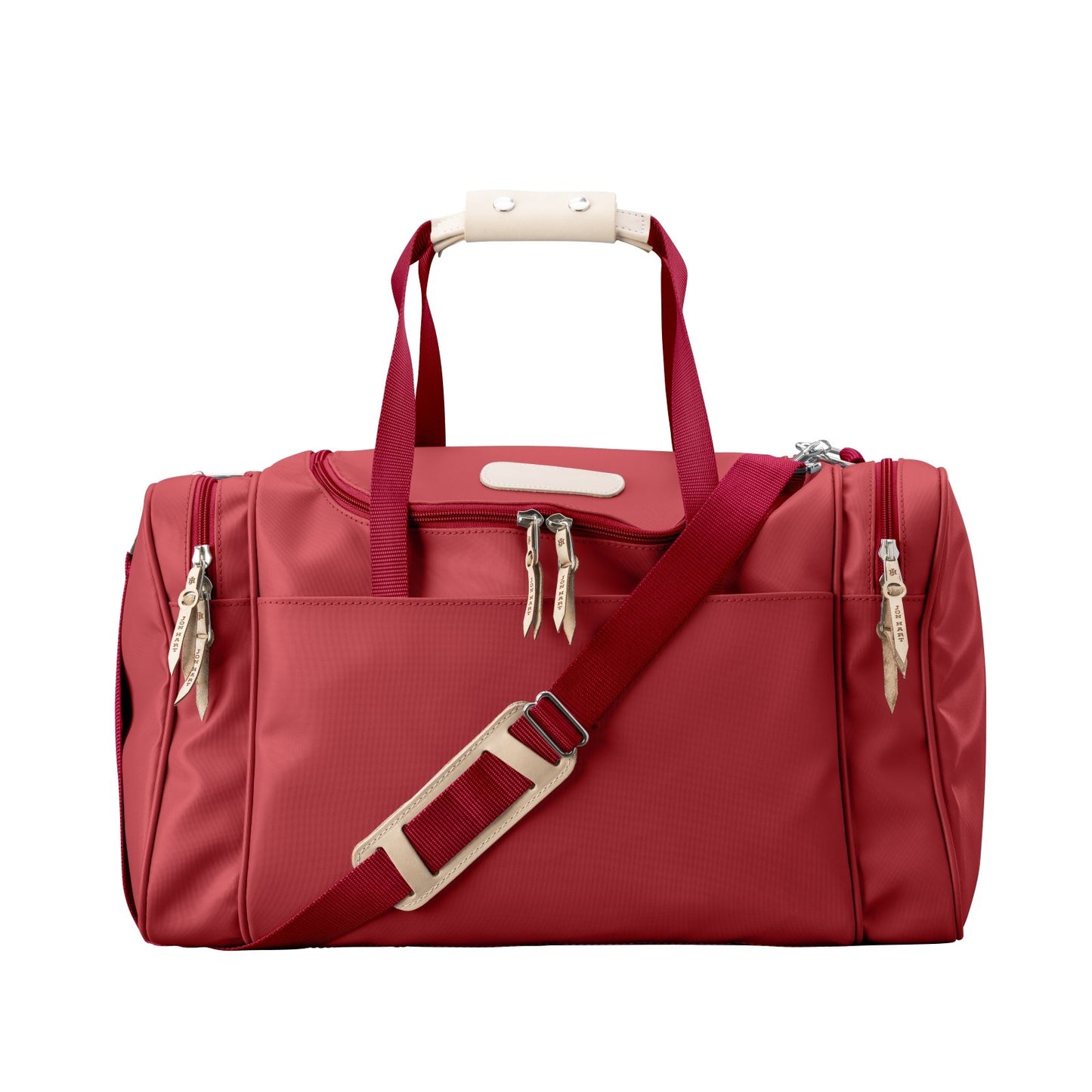 Medium Square Duffel (order in any color!) Duffel Bags Jon Hart Red Coated Canvas  