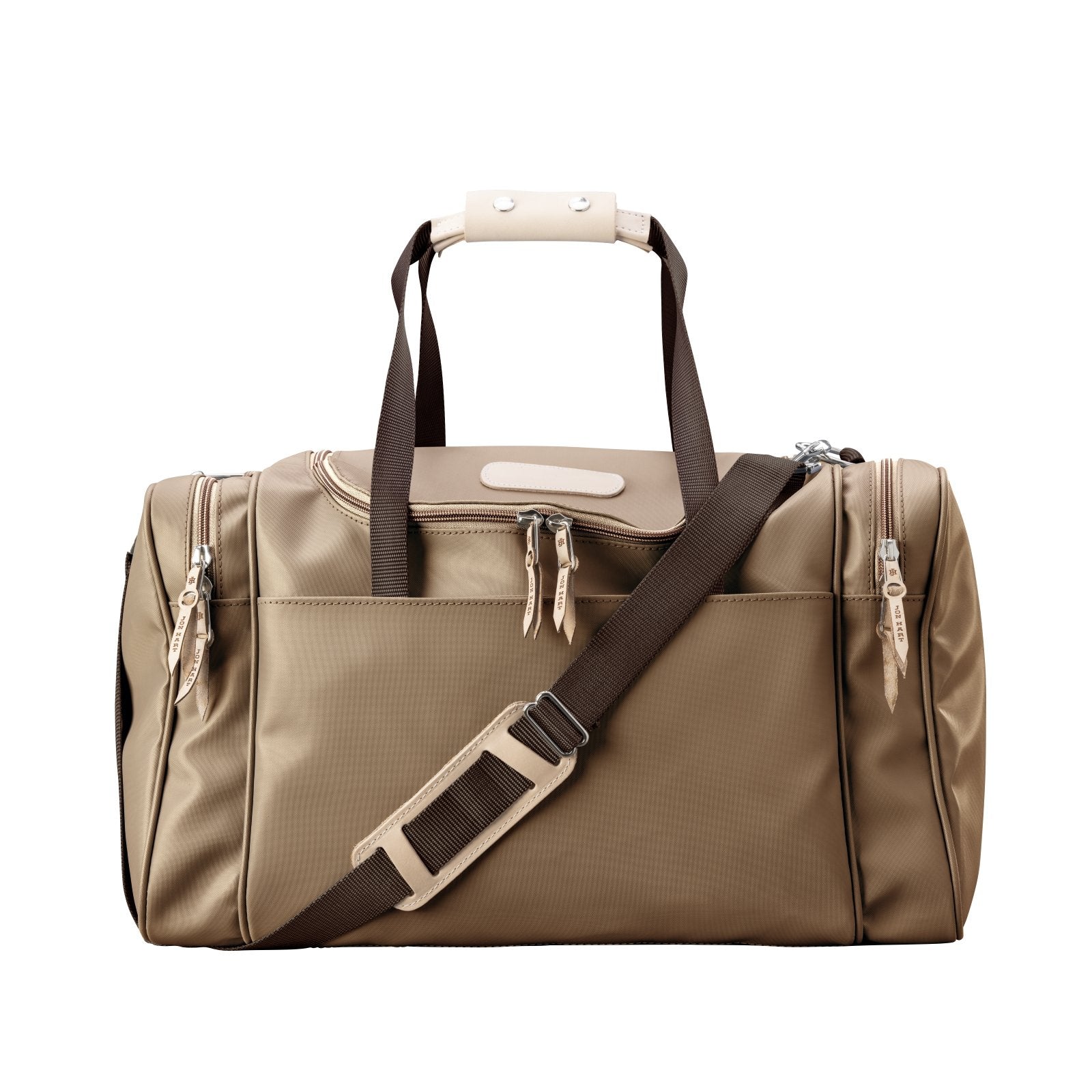 Medium Square Duffel (order in any color!) Duffel Bags Jon Hart Saddle Coated Canvas  