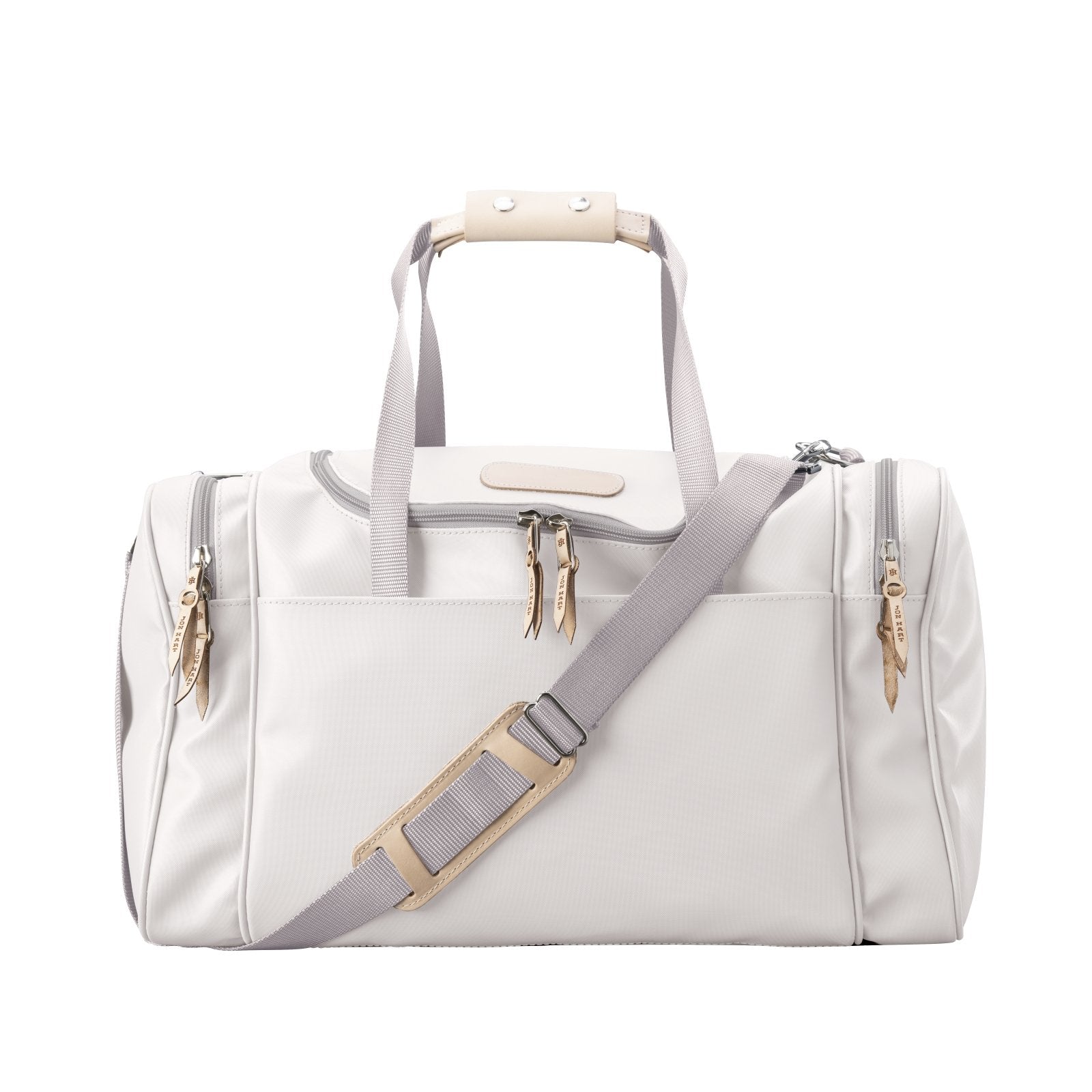 Medium Square Duffel (order in any color!) Duffel Bags Jon Hart White Coated Canvas  