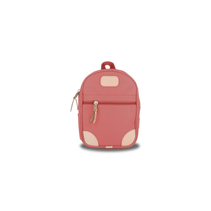 Mini Backpack (Order in any color!) Backpacks Jon Hart Coral Coated Canvas  