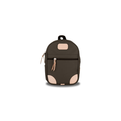 Mini Backpack (Order in any color!) Backpacks Jon Hart Espresso Coated Canvas  