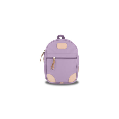 Mini Backpack (Order in any color!) Backpacks Jon Hart Lilac Coated Canvas  