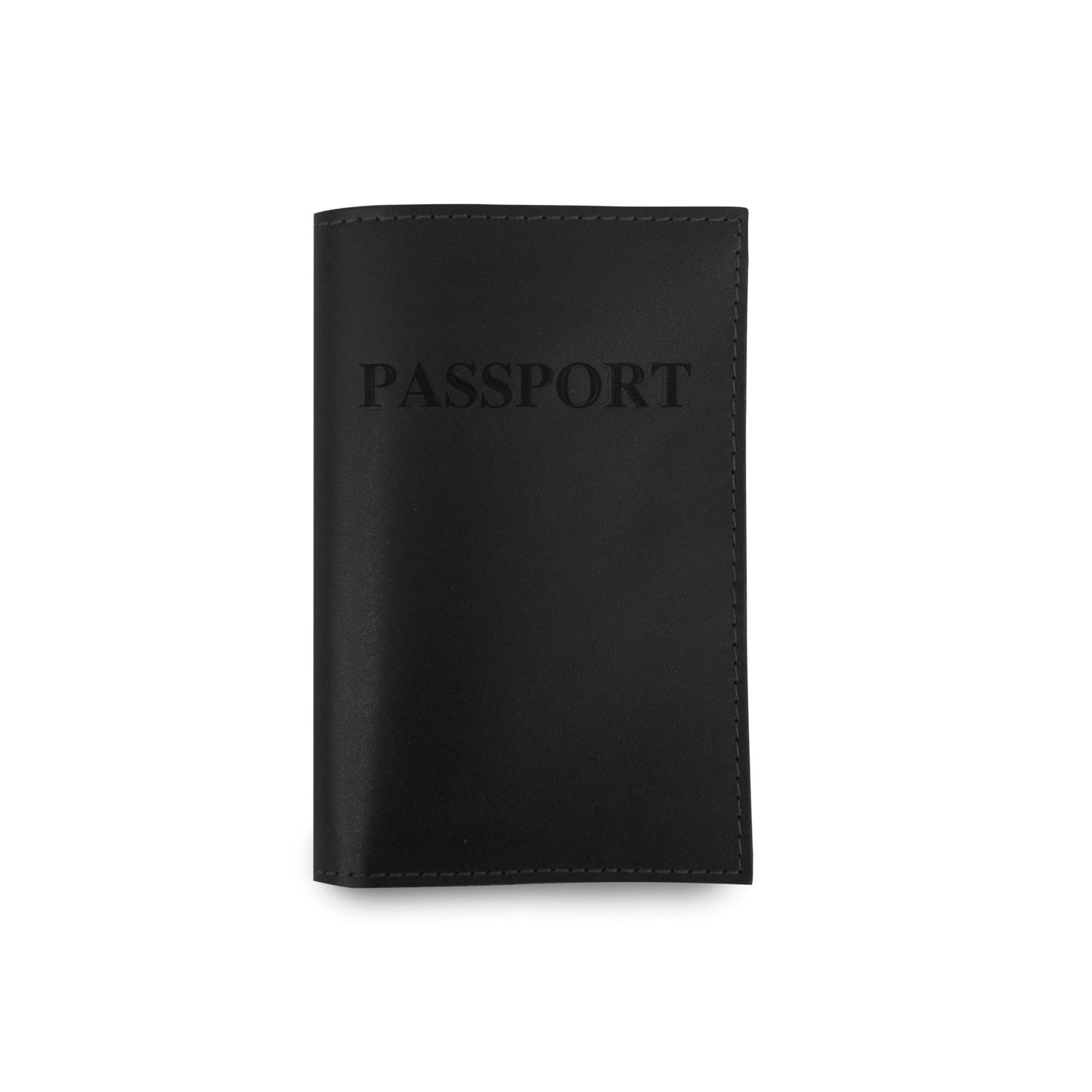 Passport Cover (Order in any color!) Card Holders Jon Hart Black Leather  