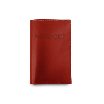 Passport Cover (Order in any color!) Card Holders Jon Hart Cherry Leather  