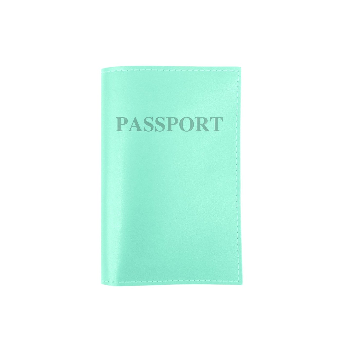 Passport Cover (Order in any color!) Card Holders Jon Hart Pistachio Leather  