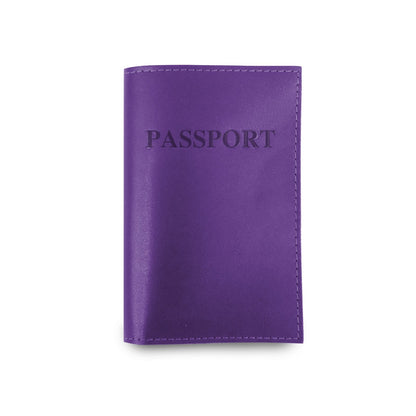 Passport Cover (Order in any color!) Card Holders Jon Hart Plum Leather  
