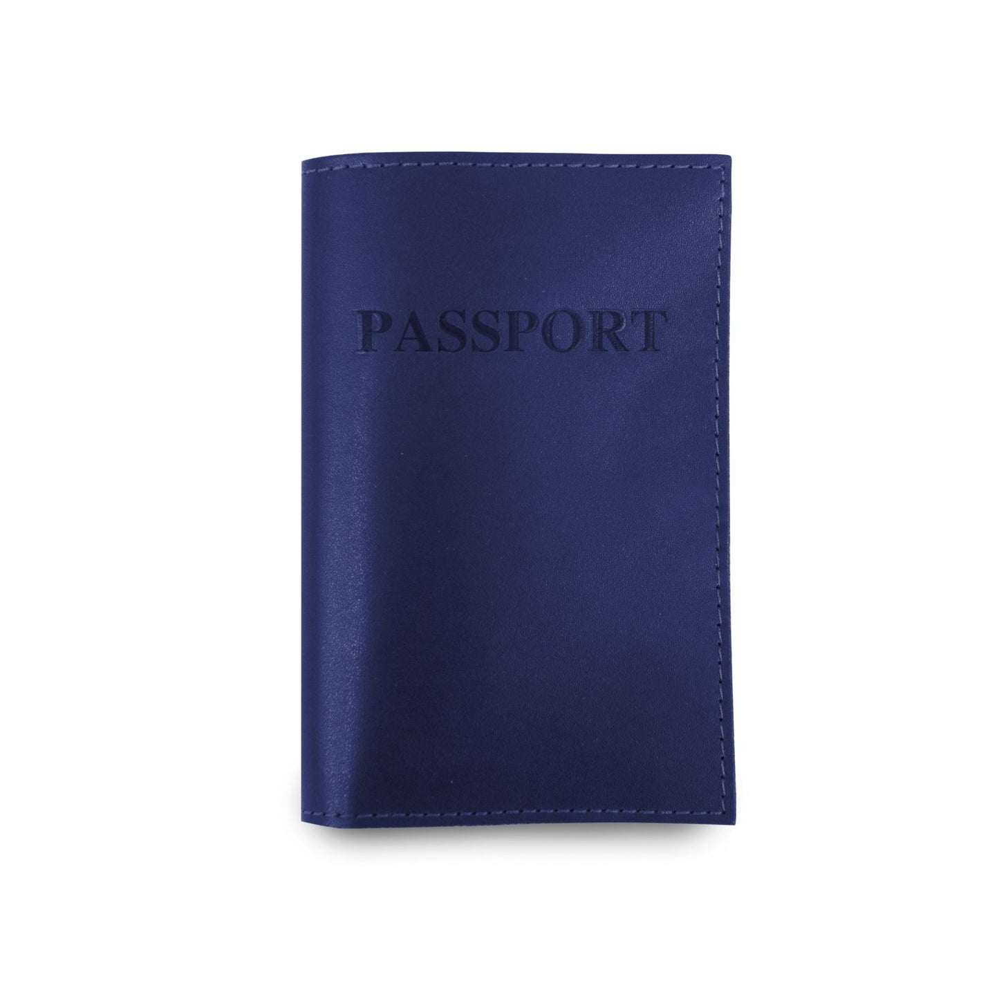 Passport Cover (Order in any color!) Card Holders Jon Hart Royal Blue Leather  