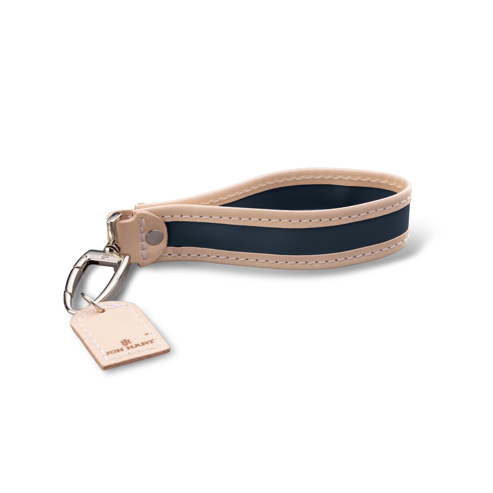 Pearl Key Fob (Order in any color!) Key Rings Jon Hart Navy Coated Canvas  