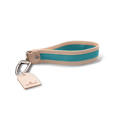 Pearl Key Fob (Order in any color!) Key Rings Jon Hart Ocean Blue Coated Canvas  