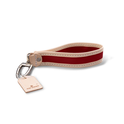 Pearl Key Fob (Order in any color!) Key Rings Jon Hart Red Coated Canvas  