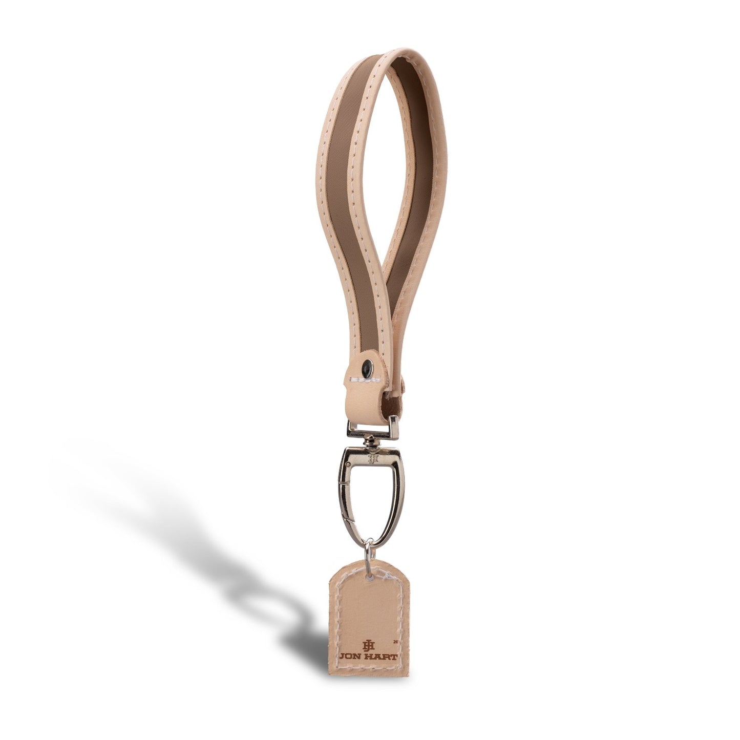 Pearl Key Fob (Order in any color!) Key Rings Jon Hart Saddle Coated Canvas  