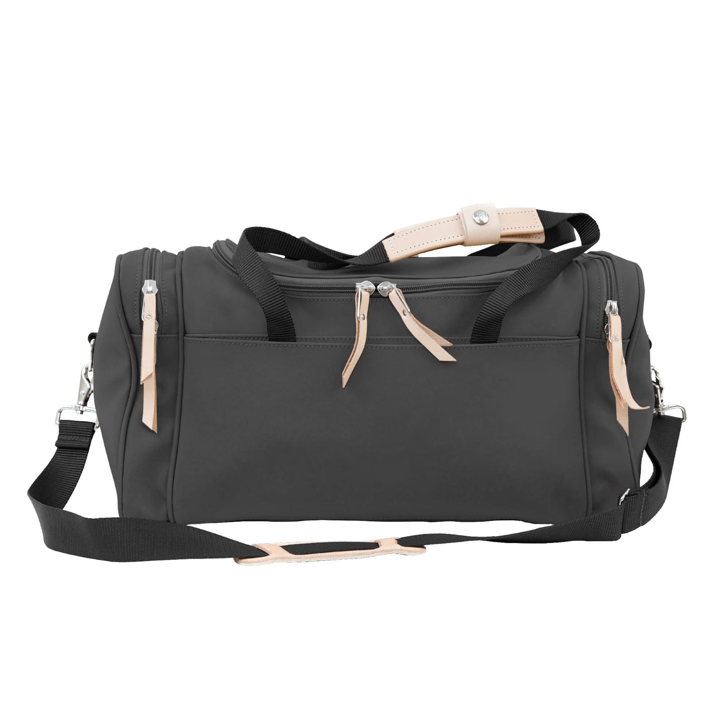 Small Square Duffel (Order in any color!) Duffel Bags Jon Hart Charcoal Coated Canvas  