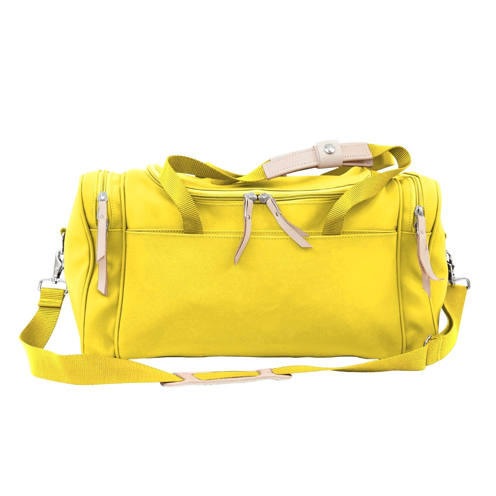 Small Square Duffel (Order in any color!) Duffel Bags Jon Hart Lemon Coated Canvas  