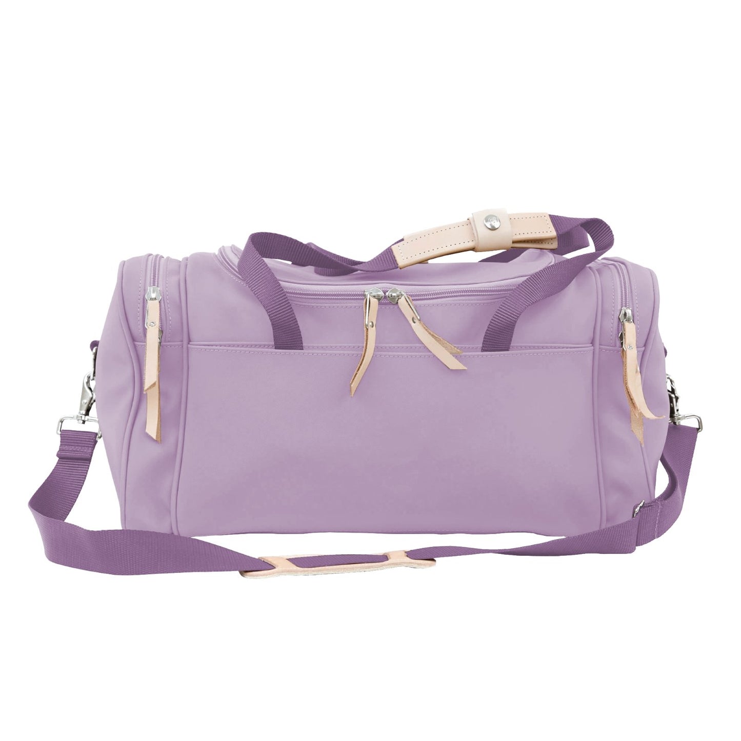 Small Square Duffel (Order in any color!) Duffel Bags Jon Hart Lilac Coated Canvas  