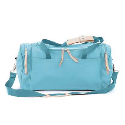 Small Square Duffel (Order in any color!) Duffel Bags Jon Hart Ocean Blue Coated Canvas  