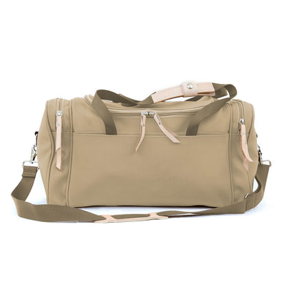 Small Square Duffel (Order in any color!) Duffel Bags Jon Hart Tan Coated Canvas  