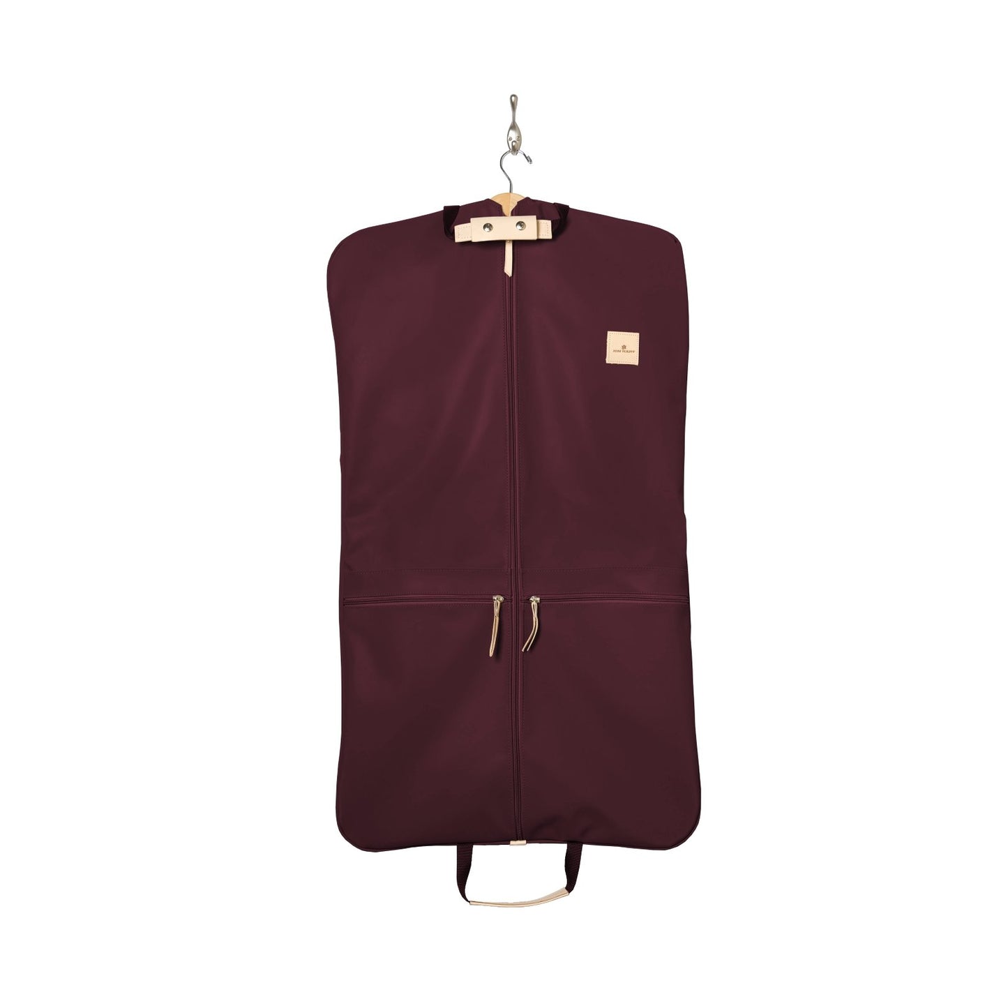 Two-Suiter (Order in any color!) Garment Bags Jon Hart Burgundy Coated Canvas  