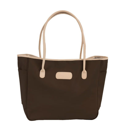 Tyler Tote (Order in any color!) Totes Jon Hart Espresso Coated Canvas  