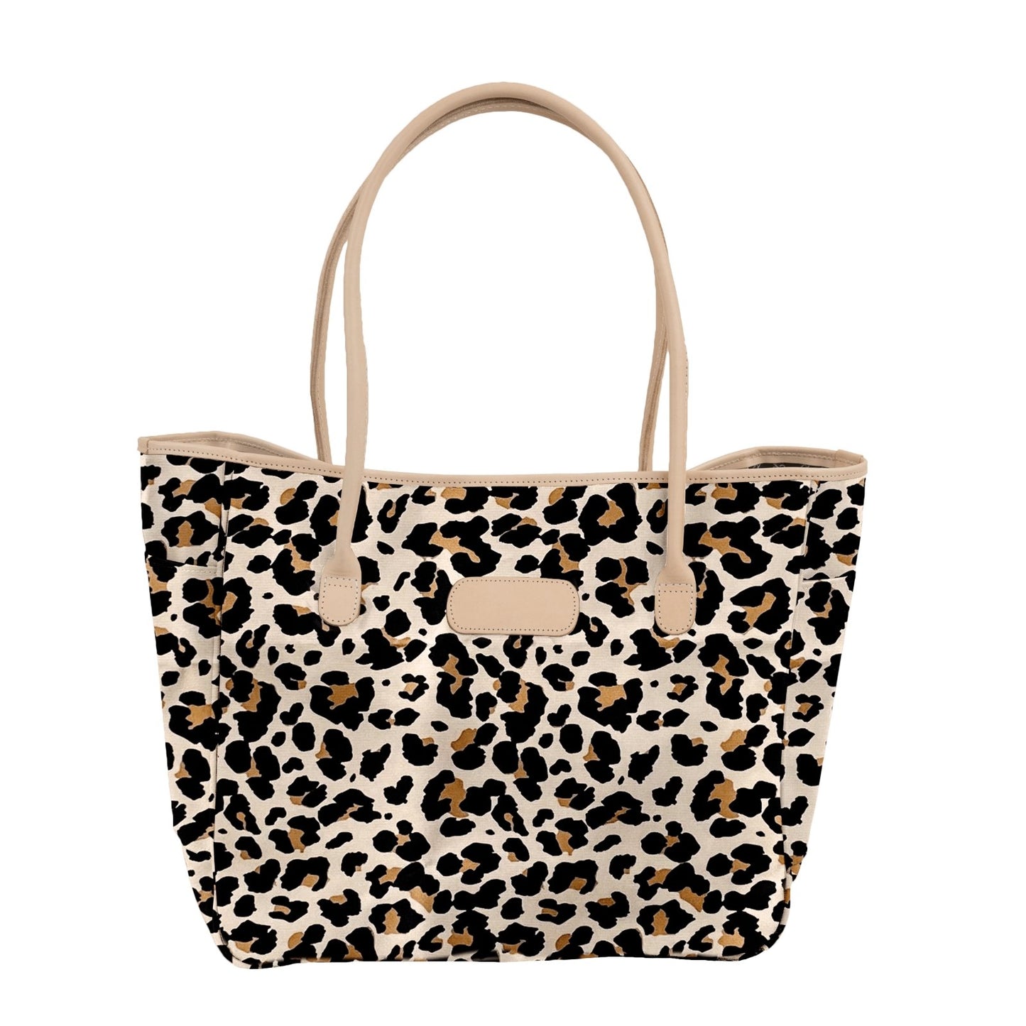 Tyler Tote (Order in any color!) Totes Jon Hart Leopard Coated Canvas  