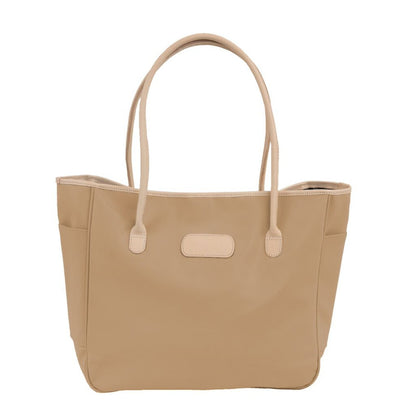 Tyler Tote (Order in any color!) Totes Jon Hart Tan Coated Canvas  