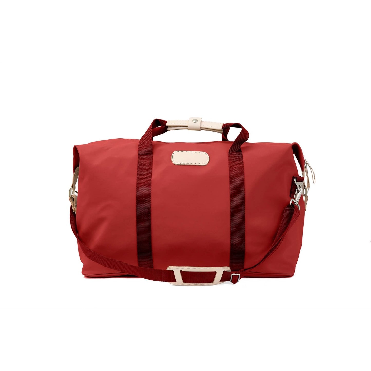 Weekender (Order in any color!) Travel Bags Jon Hart Red Coated Canvas  
